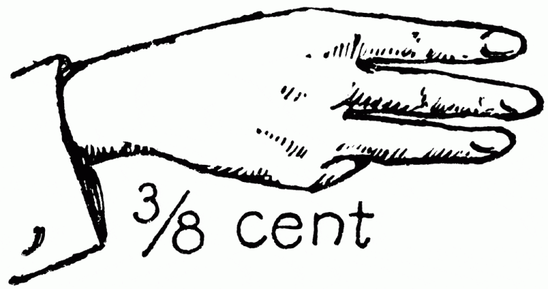 3/8's cent