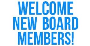 Welcome new board members